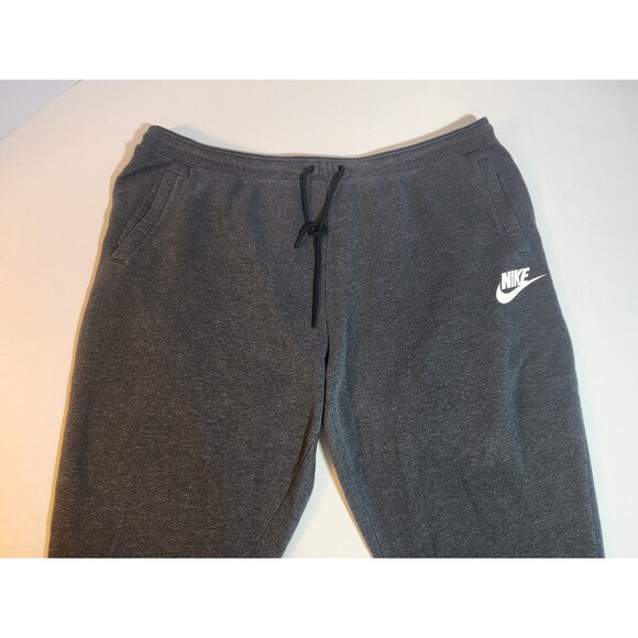 Nike Men's 3XL Gray Sweatpants Drawstring Pockets Just Do It - Picture 3 of 9